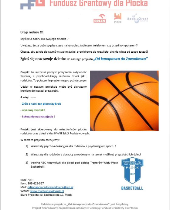 Projekt “Od kanapowca do Zawodowca”